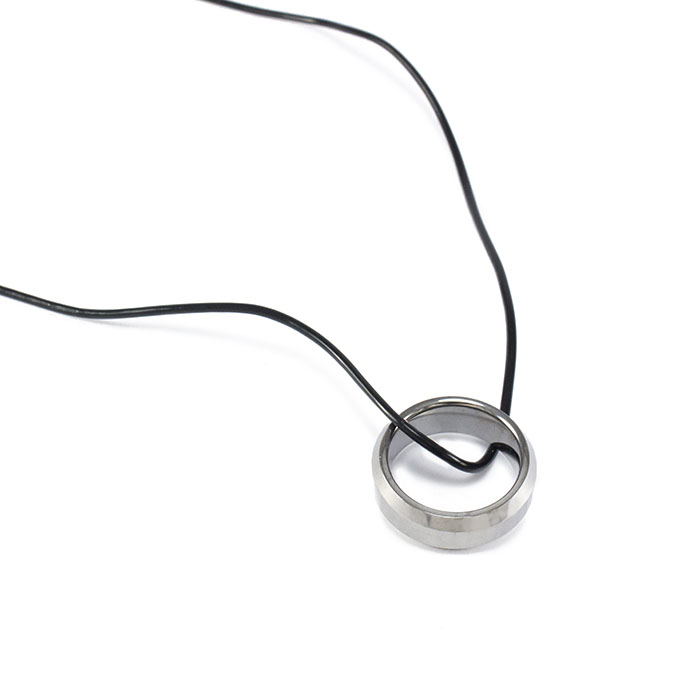 Кулон из вольфрама граненое кольцо Арт. PDM001WF