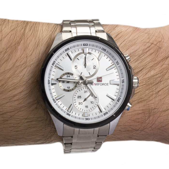 Часы Naviforce 9089SW Silver-White