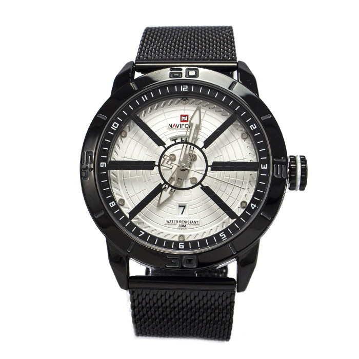 Часы Naviforce 9155BKW Black-White