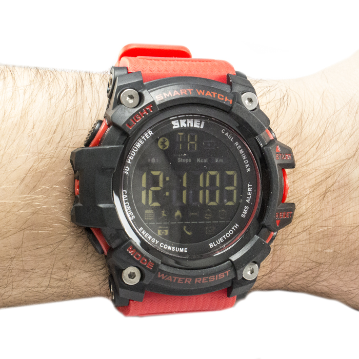 Смарт-часы спортивные Skmei 1227 Black-Red