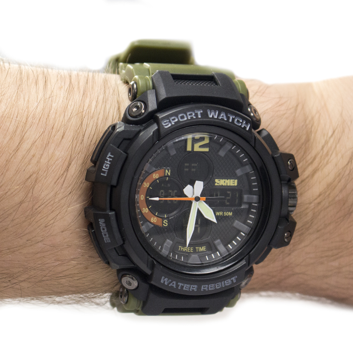 Часы спортивные Skmei 1343 Army Green