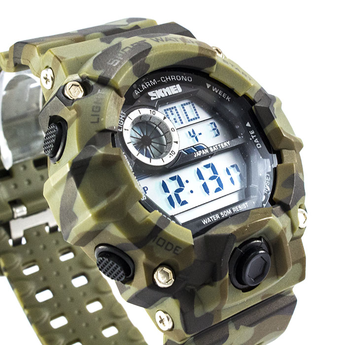 Часы тактические S-Shock Skmei 1019 Green Camo